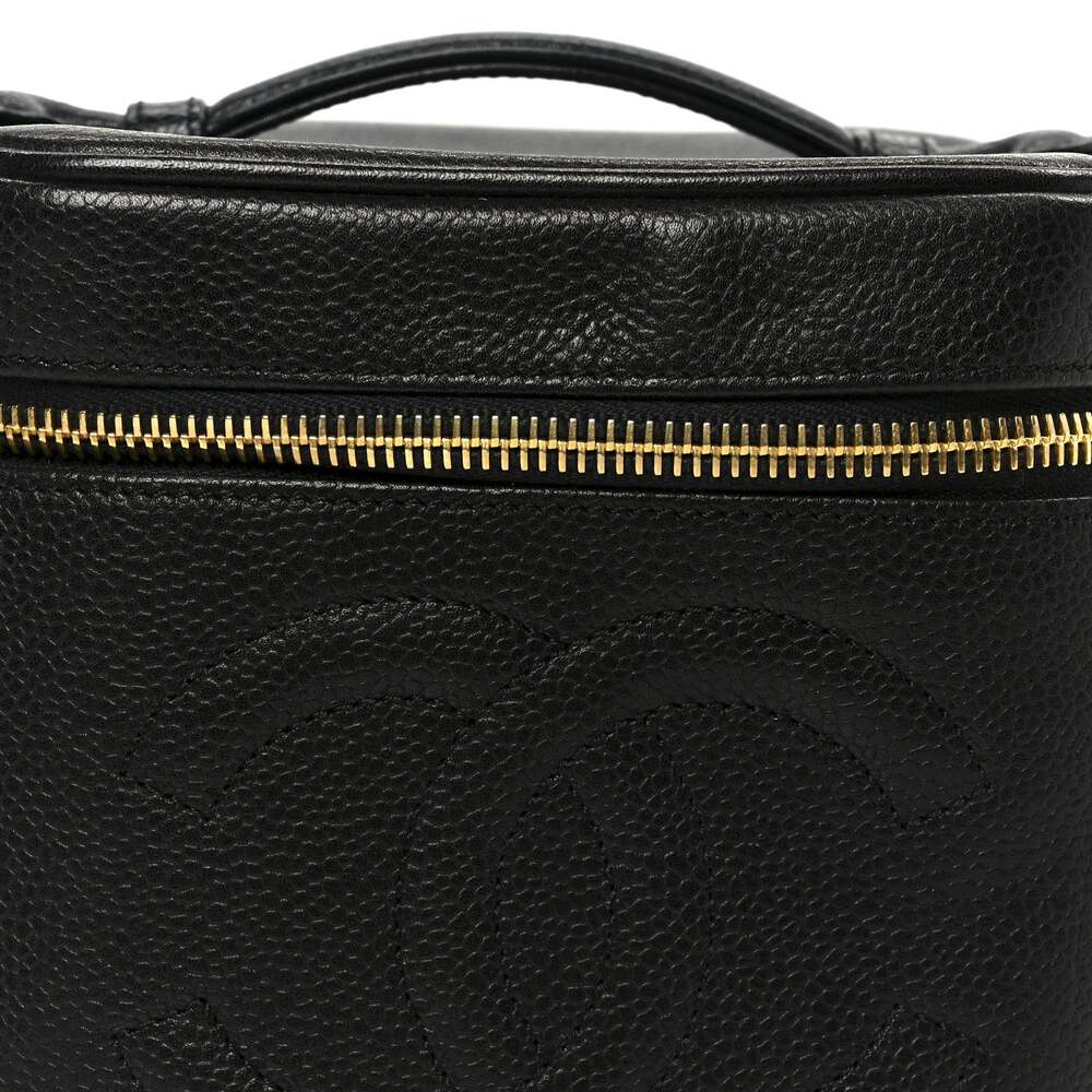 Chanel Caviar Vanity Cosmetic Case #242107C12B - Picture 9 of 11